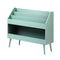 Kids Bookshelf Toy Storage – 3‑Tier Organiser with Large Compartment Green