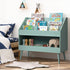 Kids Bookshelf Toy Storage – 3‑Tier Organiser with Large Compartment Green