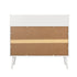 Kids Storage Bookshelf – 3‑Tier with Large Compartment, White