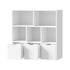 Oikiture Kids Storage Organiser Cabinet With Removable Box White