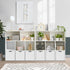 Kids Storage Organiser Cabinet With Removable Box White