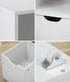 Kids Storage Organiser Cabinet With Removable Box White