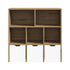 Oikiture Kids Storage Organiser Cabinet With Removable Box Natural