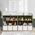 Kids Storage Organiser Cabinet With Removable Box Natural