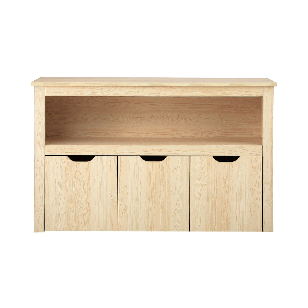 Kids Toy Storage Cabinet With Storage Box Natural