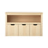 Kids Toy Storage Cabinet With Storage Box Natural