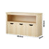 Kids Toy Storage Cabinet With Storage Box Natural