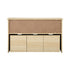 Kids Toy Storage Cabinet With Storage Box Natural