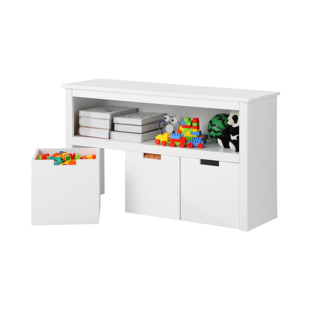 Wooden Kids Storage Cabinet With Portable Box