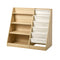 Oikiture Kids Bookshelf Bookcase Multi Tiers Shelf Rack