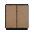 Oikiture Buffet Storage Cabinet – Black, 4 Drawers, 2‑Tier Cupboard, 79cm