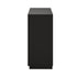 Oikiture Buffet Storage Cabinet – Black, 4 Drawers, 2‑Tier Cupboard, 79cm
