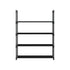 Artiss Shoe Rack Cabinet Stackable 4-tier 12 Pairs Black