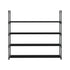 Artiss Shoe Rack 4-tier 16 Pairs Stackable Black