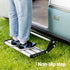 Manual Pull Out Caravan Step Folding RV Entry Stair 200KG Capacity Non-Slip Aluminium