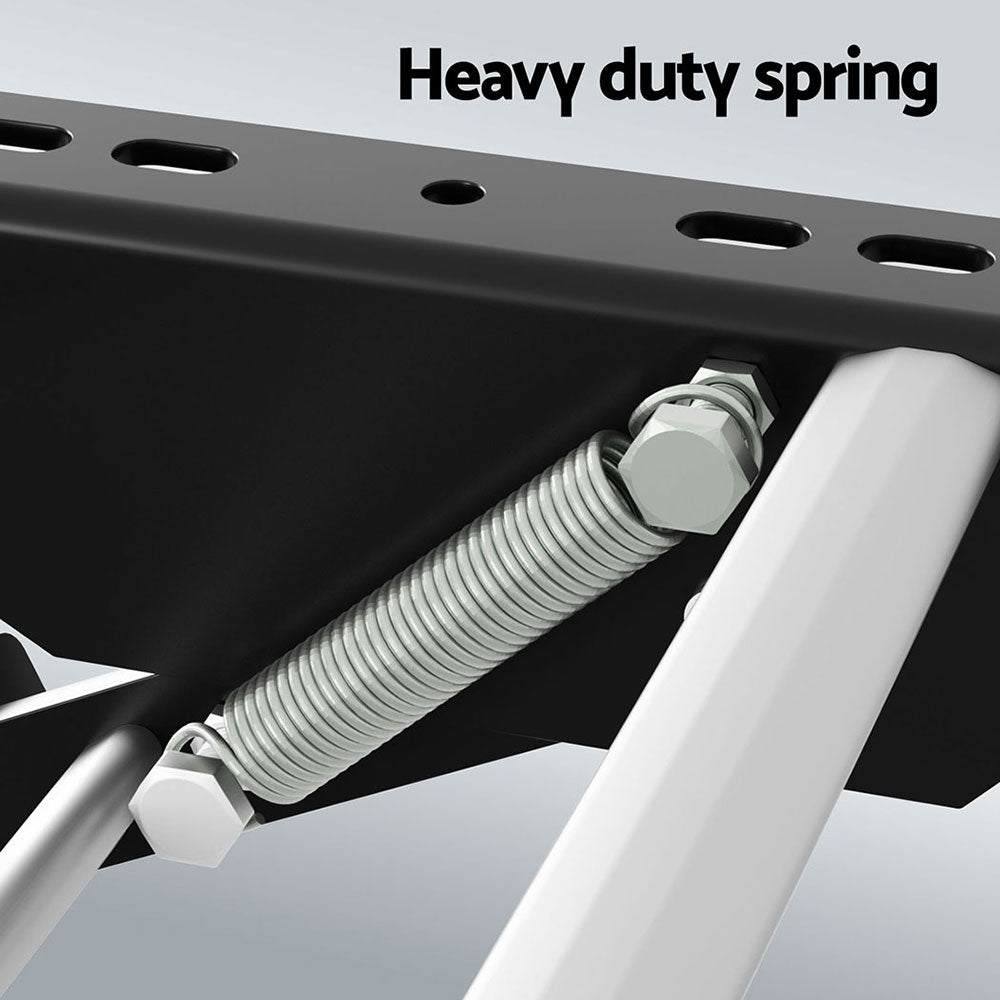 Manual Pull Out Caravan Step Folding RV Entry Stair 200KG Capacity Non-Slip Aluminium
