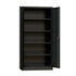 Lockable Filing Cabinet 185cm Steel Office Storage Black