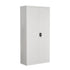 Lockable Filing Cabinet 185cm Steel Office Storage White
