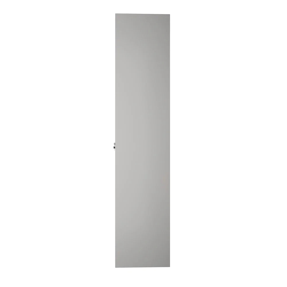 Lockable Filing Cabinet 185cm Steel Office Storage White