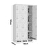 12 Door Locker Cabinet Steel Cupboard Office School Gym White