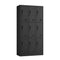 9 Doors Locker Cabinet Steel Cupboard Office School Gym Black