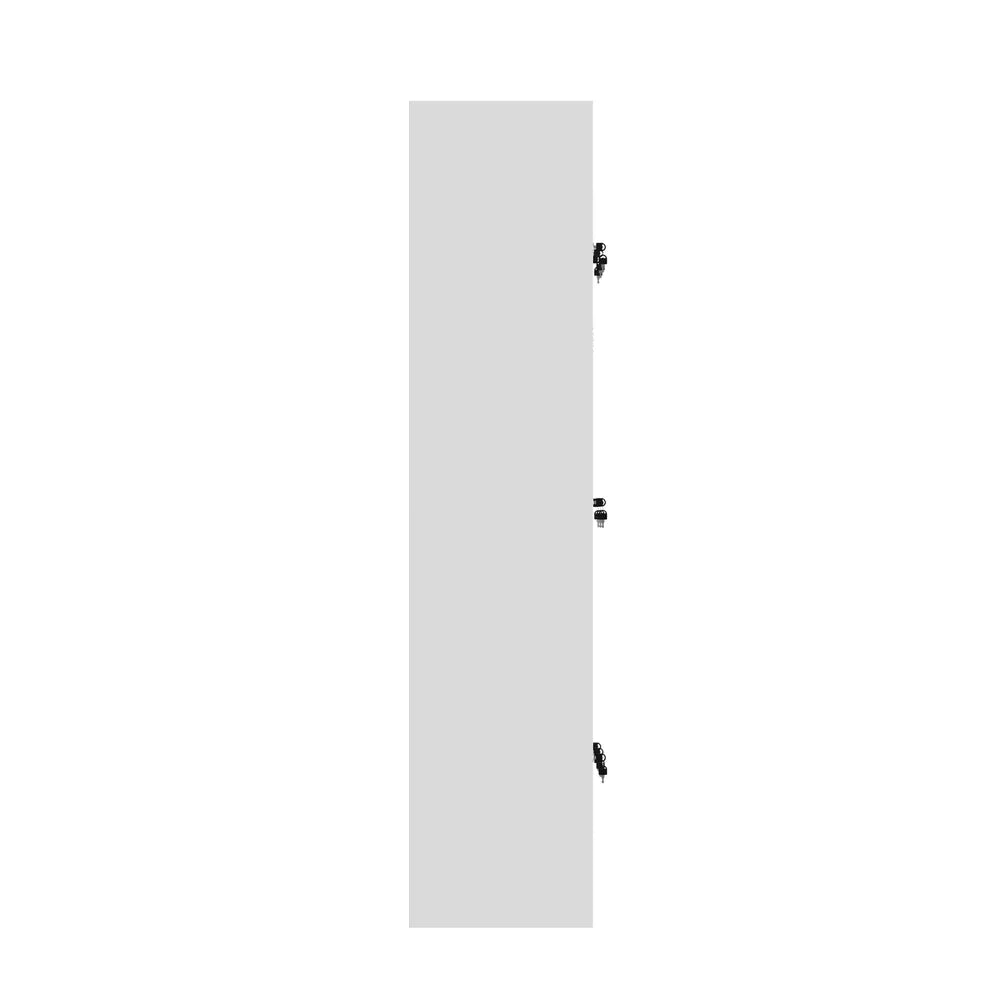 9 Doors Locker Cabinet Steel Cupboard Office School Gym White