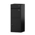 Steel Parcel Letterbox Drop Box Lockable Storage Black