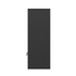 Steel Parcel Letterbox Package Lockable Storage Walnut & Black
