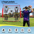 1.8m Football Training Net 5 Target Portable Soccer Goal Nets Rebounder