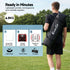 1.8m Football Training Net 5 Target Portable Soccer Goal Nets Rebounder
