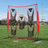 1.8m Football Training Net 5 Target Portable Soccer Goal Nets Rebounder
