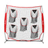 1.8m Football Training Net 5 Target Portable Soccer Goal Nets Rebounder