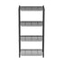4-Tier Shelving Unit Adjustable Garage Storage Shelves Kitchen Rack Steel