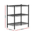 3-Tier Shelving Unit Adjustable Garage Storage Shelves Kitchen Rack Steel