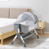 PlayPals Baby Cot Crib Bed Portable Bassinet Bedside Sleeper Adjustable