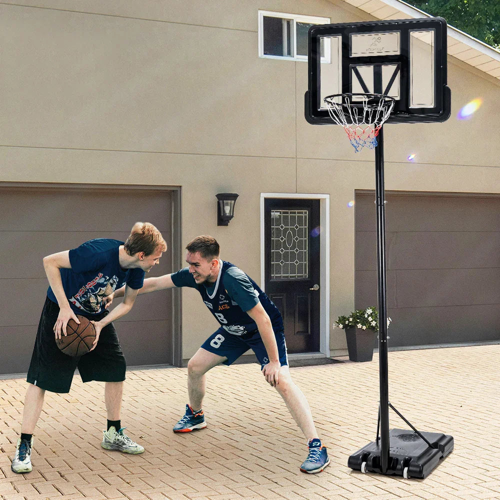 Basketball Hoop Portable 1.36M-3.05M Height Adjustable
