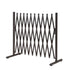 ZUNI Garden Fence Gate Expandable Barrier Indoor Outdoor Brown