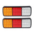 Giantz Pair 75 LED Tail Lights Stop Reverse Indicator 12V Ute Trailer Caravan Truck Boat