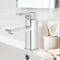 Chrome Basin Mixer Tap Brass Bathroom Sink Faucet with Ceramic Cartridge