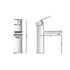 Chrome Basin Mixer Tap Brass Bathroom Sink Faucet with Ceramic Cartridge