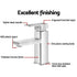 Chrome Basin Mixer Tap Brass Bathroom Sink Faucet with Ceramic Cartridge