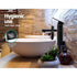 Tall Basin Mixer Tap – Matte Black Square 5‑Star WELS Brass