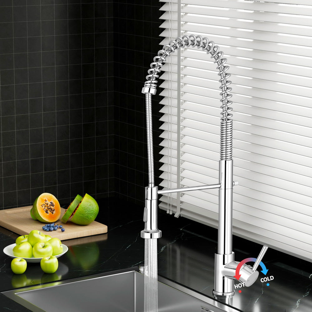 Kitchen Pull Out Mixer Tap 2 Mode Spray Faucet Chrome WELS 4 Star