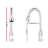 Pull‑Out Gooseneck Kitchen Mixer Tap – Chrome Finish