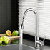 Pull‑Out Gooseneck Kitchen Mixer Tap – Chrome Finish