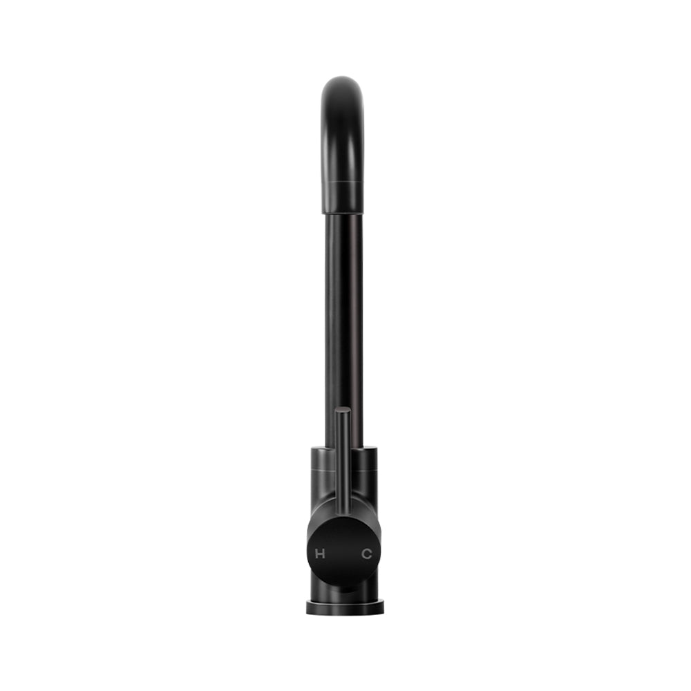 Kitchen Mixer Tap – Matte Black, 360° Swivel, WELS 4‑Star 7L/min, Brass