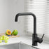 Kitchen Mixer Tap – Matte Black, 360° Swivel, WELS 4‑Star 7L/min, Brass