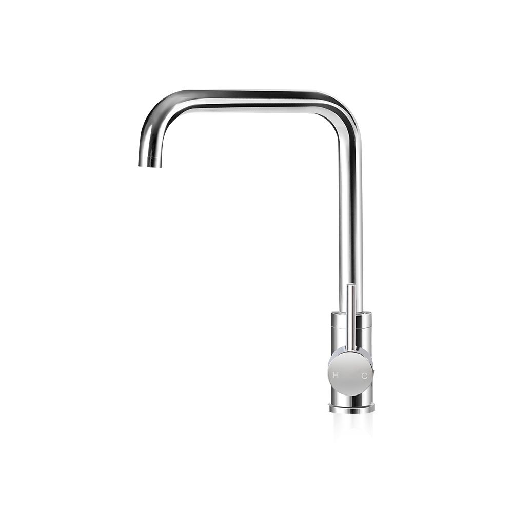 Kitchen Mixer Tap 304 Stainless Steel Swivel Faucet Chrome WELS 4 Star