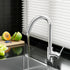 Kitchen Mixer Tap Mixer Round Sink Faucet Basin Laundry Chrome