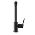 Kitchen Mixer Tap Pull Out Round 2 Mode Sink Basin Faucet Swivel WELS Black